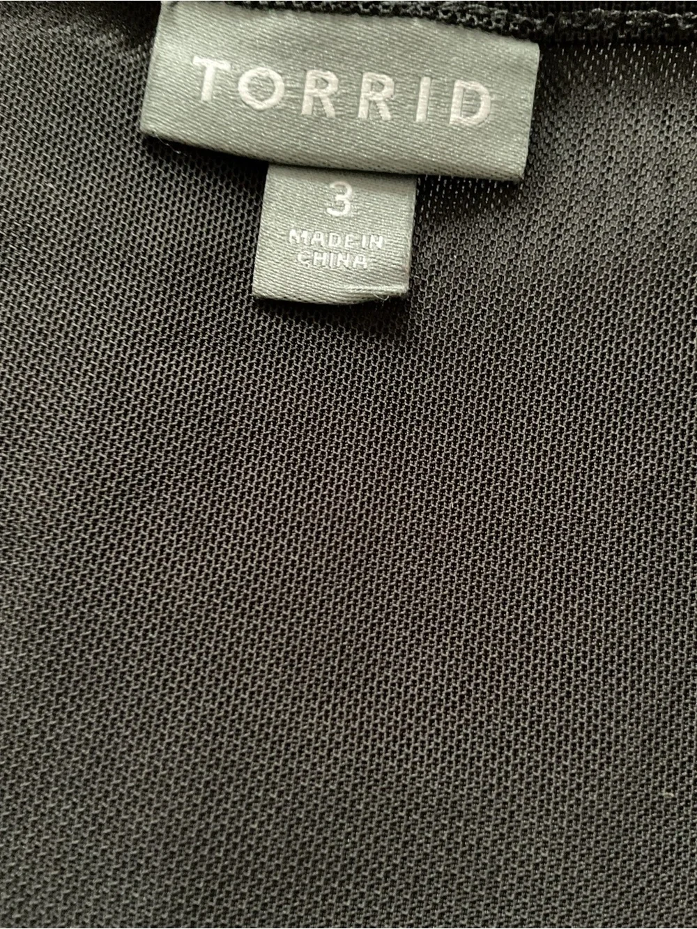 torrid Black V‑Neck Swim Coverup with Smocked Waist